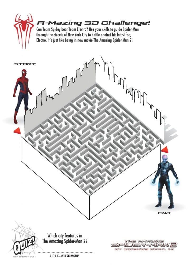 Free Printable Spiderman Colouring Pages and Activity ...