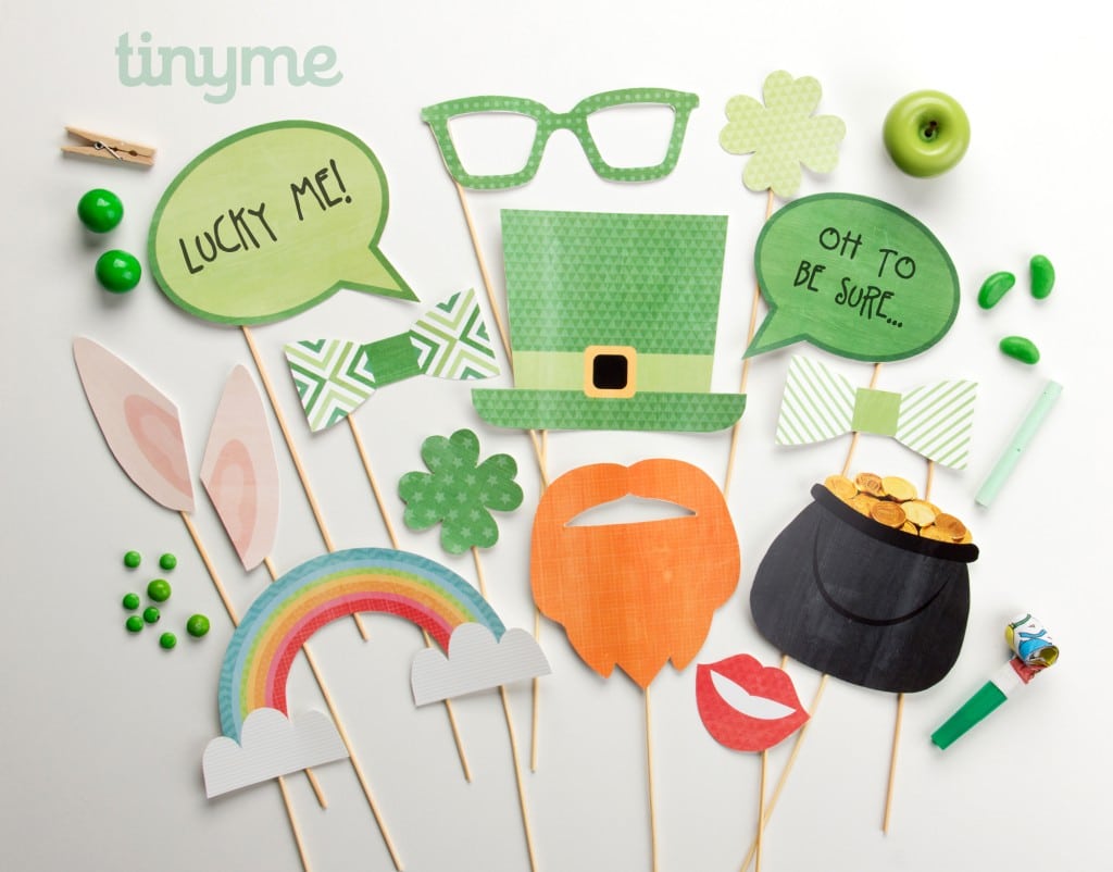St Patricks Day Printable Photo Booth Props - In The Playroom