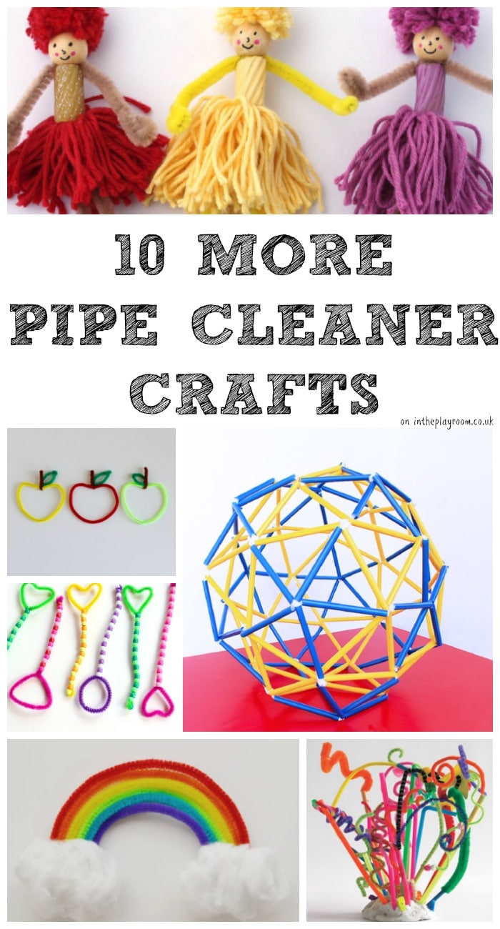 10 MORE Pipe Cleaner Crafts In The Playroom