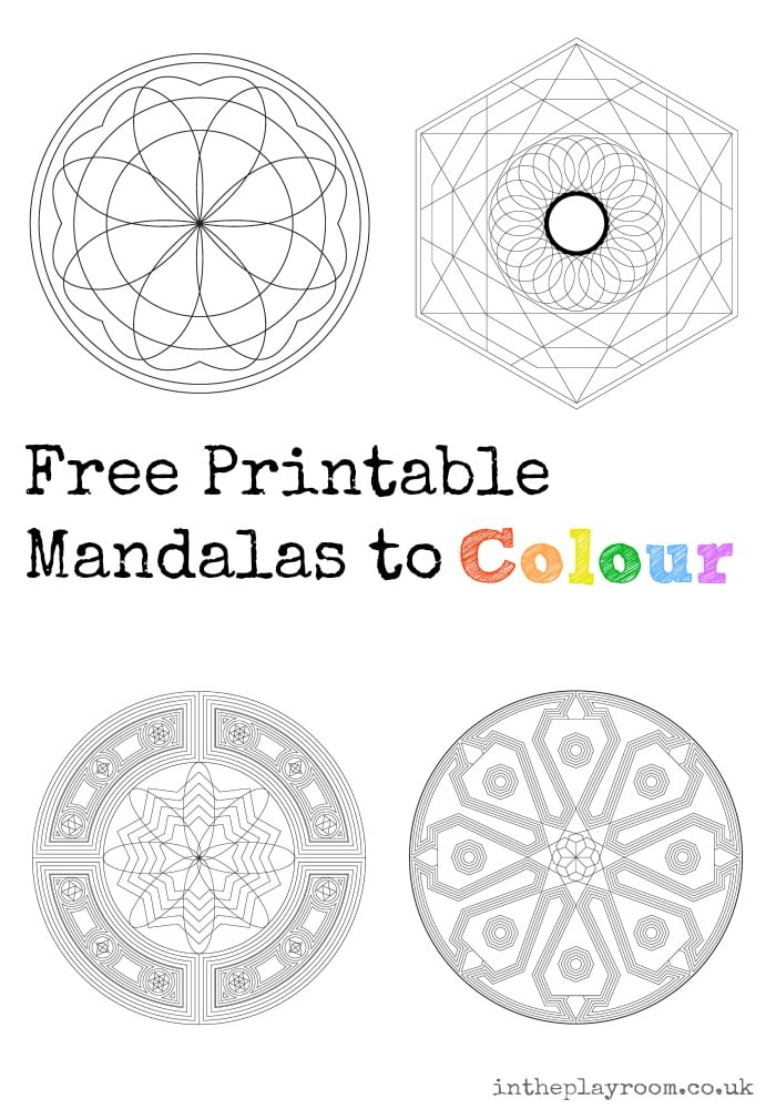 Free Printable Mandalas To Colour In The Playroom 200 Mandala Free printable mandalas to colour in the playroom 200 mandala
