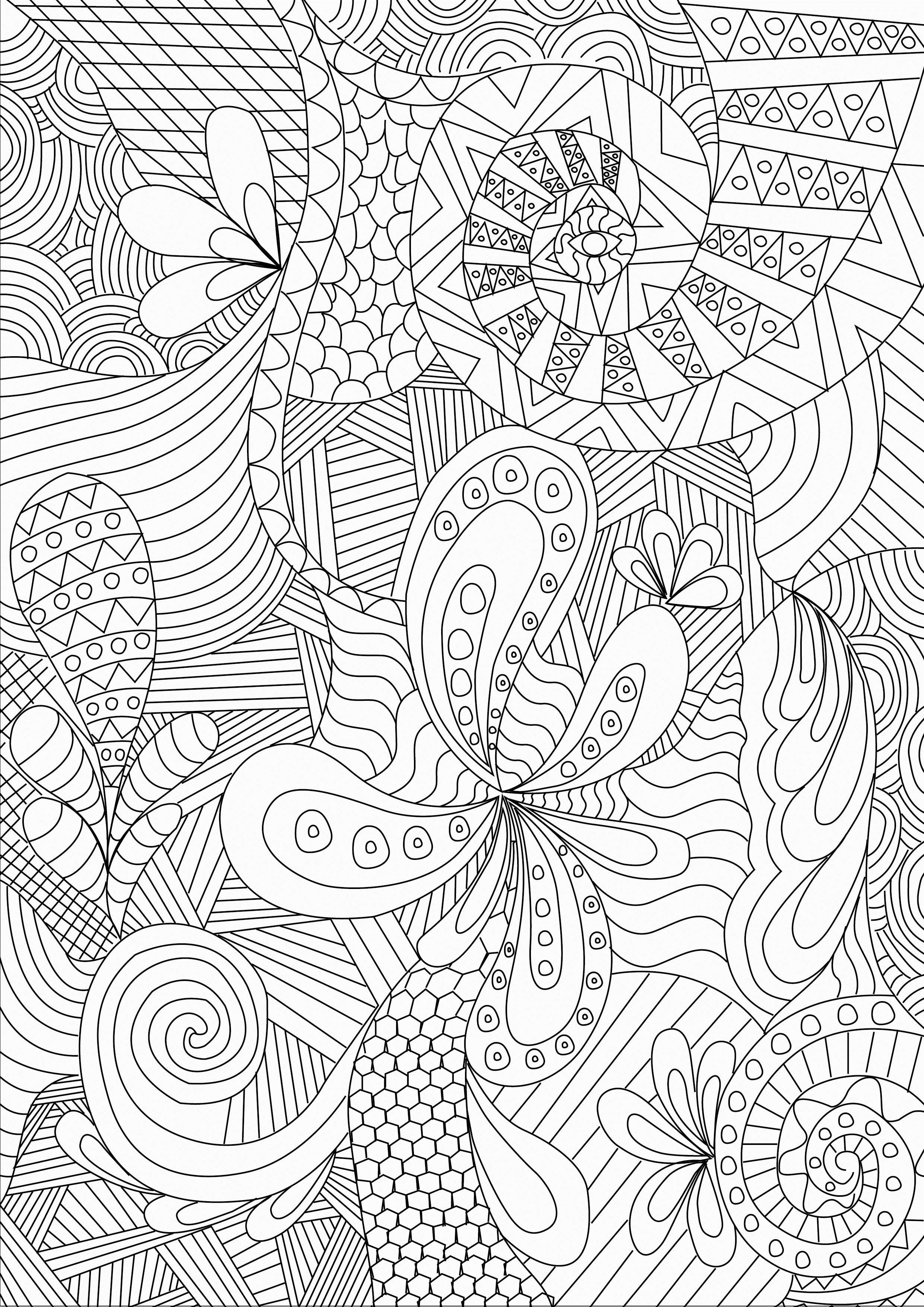Download Zentangle Colouring Pages - In The Playroom