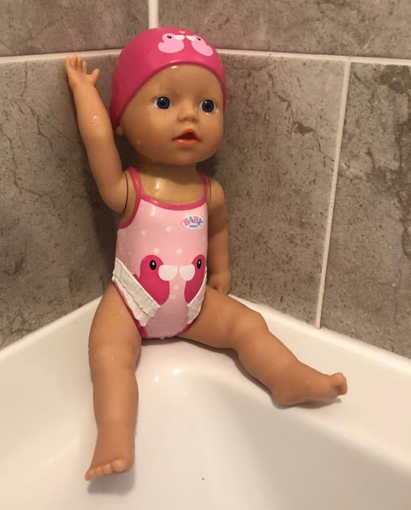 baby born swimming doll