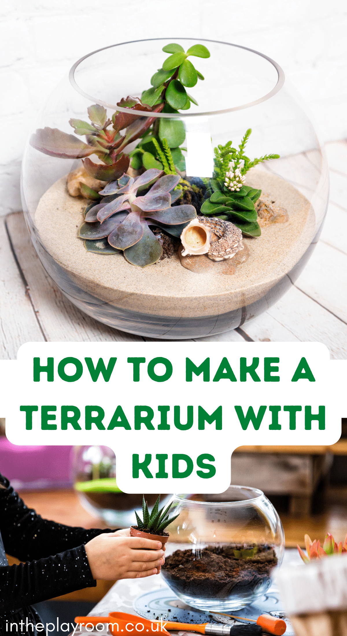 How to make a terrarium with kids - In The Playroom