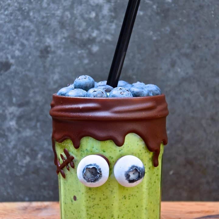 Frankenstein Smoothie Halloween Recipe - In The Playroom