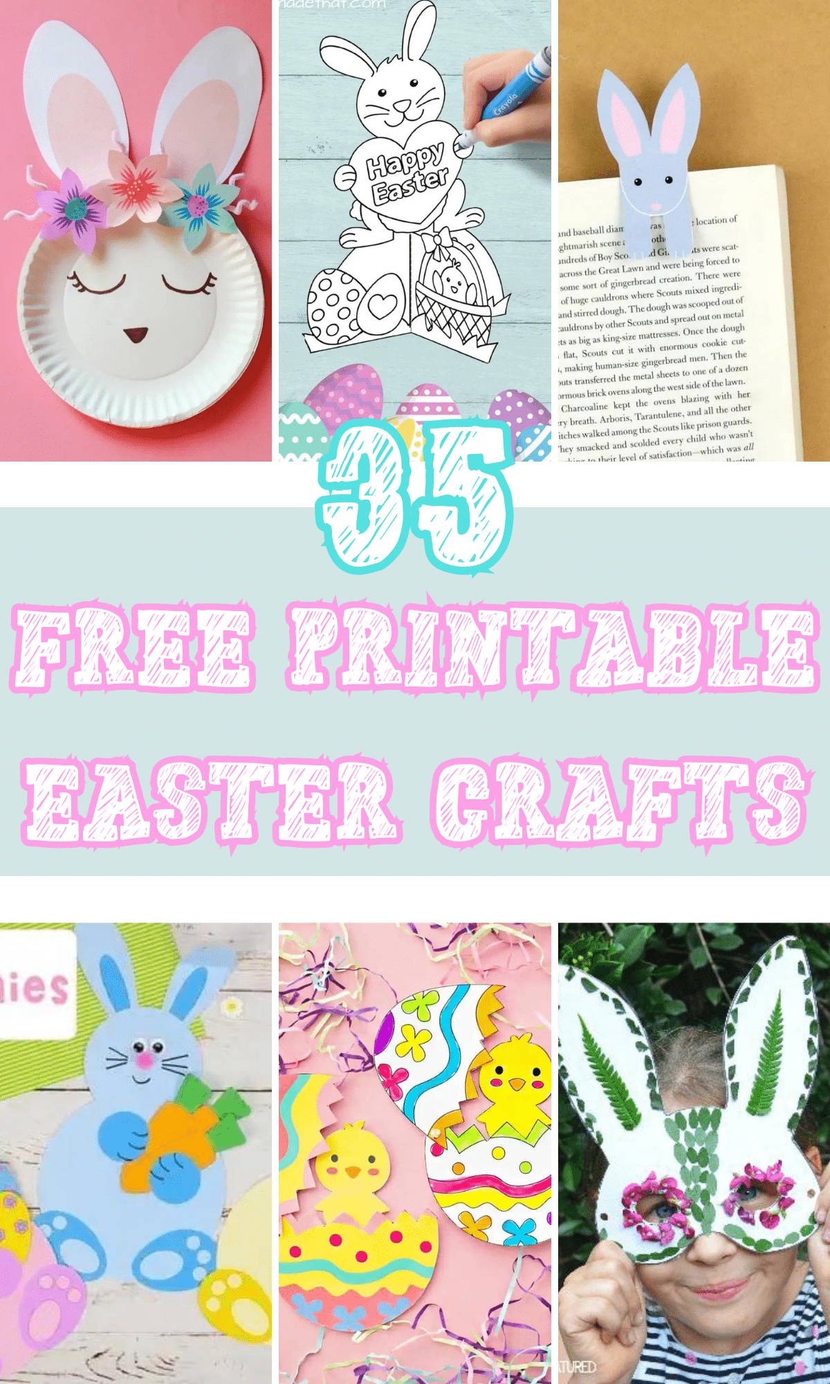 35 Adorable Free Printable Easter Crafts And Activities In The Playroom
