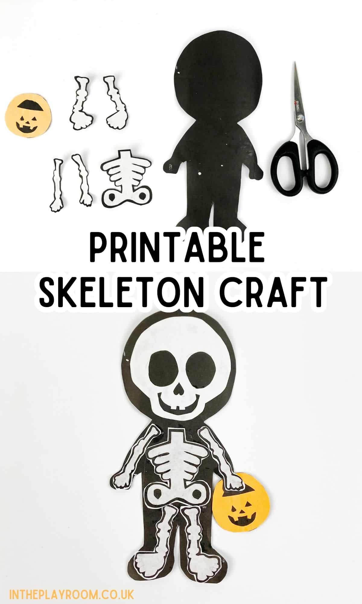 Printable Skeleton Craft In The Playroom
