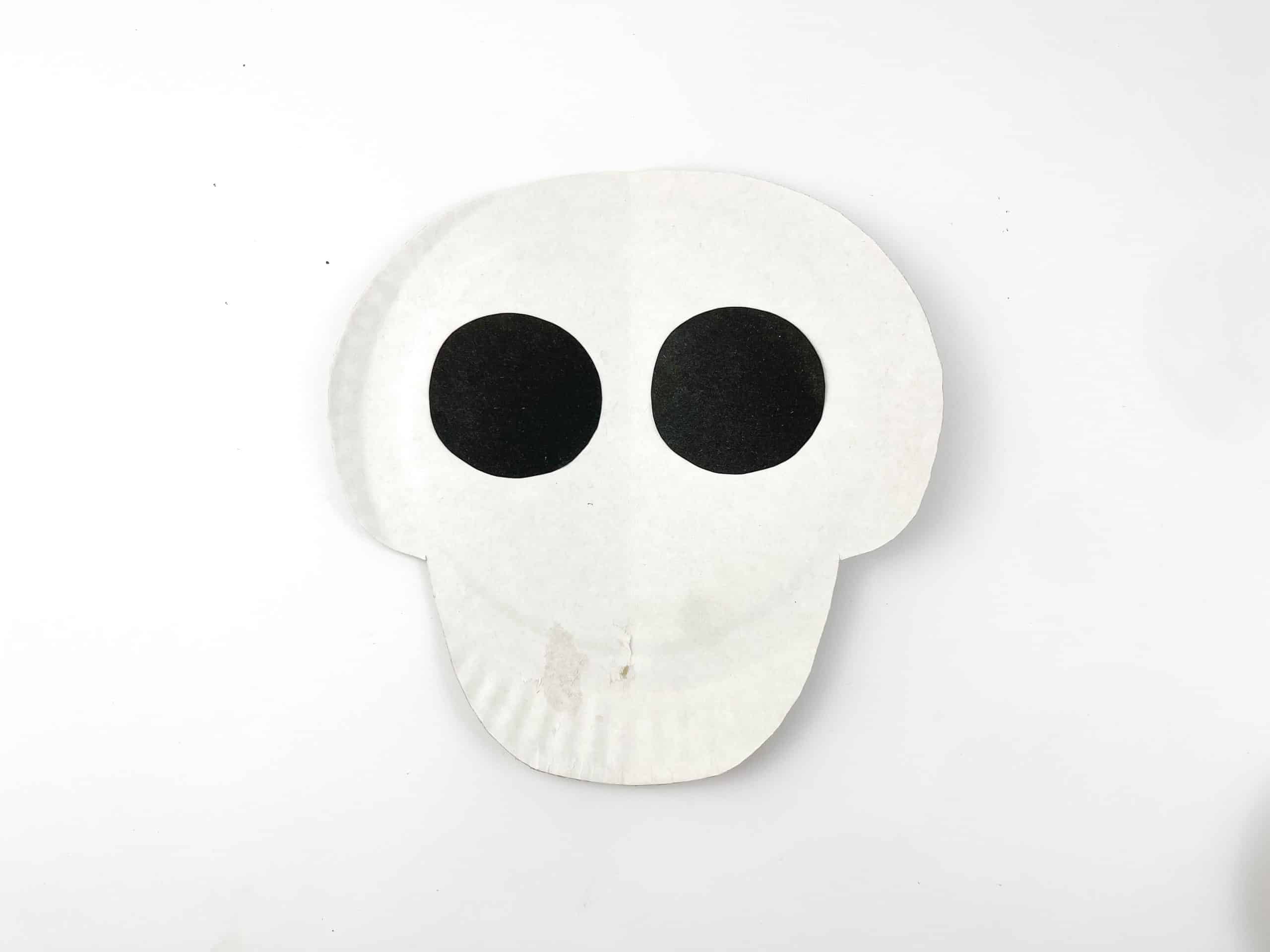 Paper Plate Sugar Skull Craft for Day of the Dead - In The Playroom